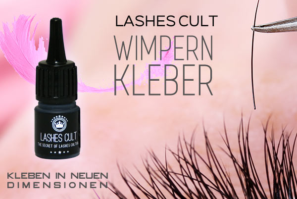 Bei besonders sensibler Haut der Wimpernkleber Sensitive von Beauty Luxus.